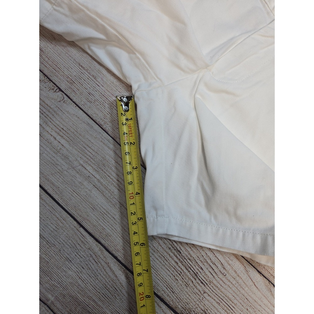 Polo Ralph Lauren Boys Shorts Size 4 White With Navy Blue Polo Adjustable Waist - Picture 5 of 6
